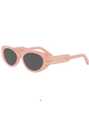 NEW DIOR DiorSignature B8U 40A0 Shiny Rose Sunglasses 53mm